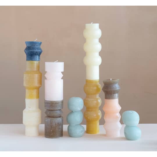 Hello Honey® Unscented Stone Shaped Votive Candles